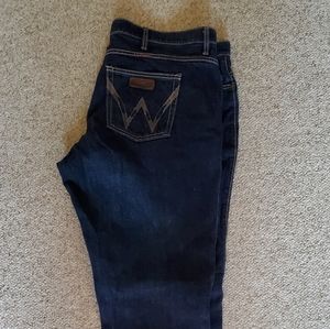 Wrangler no-gap waistband jeans